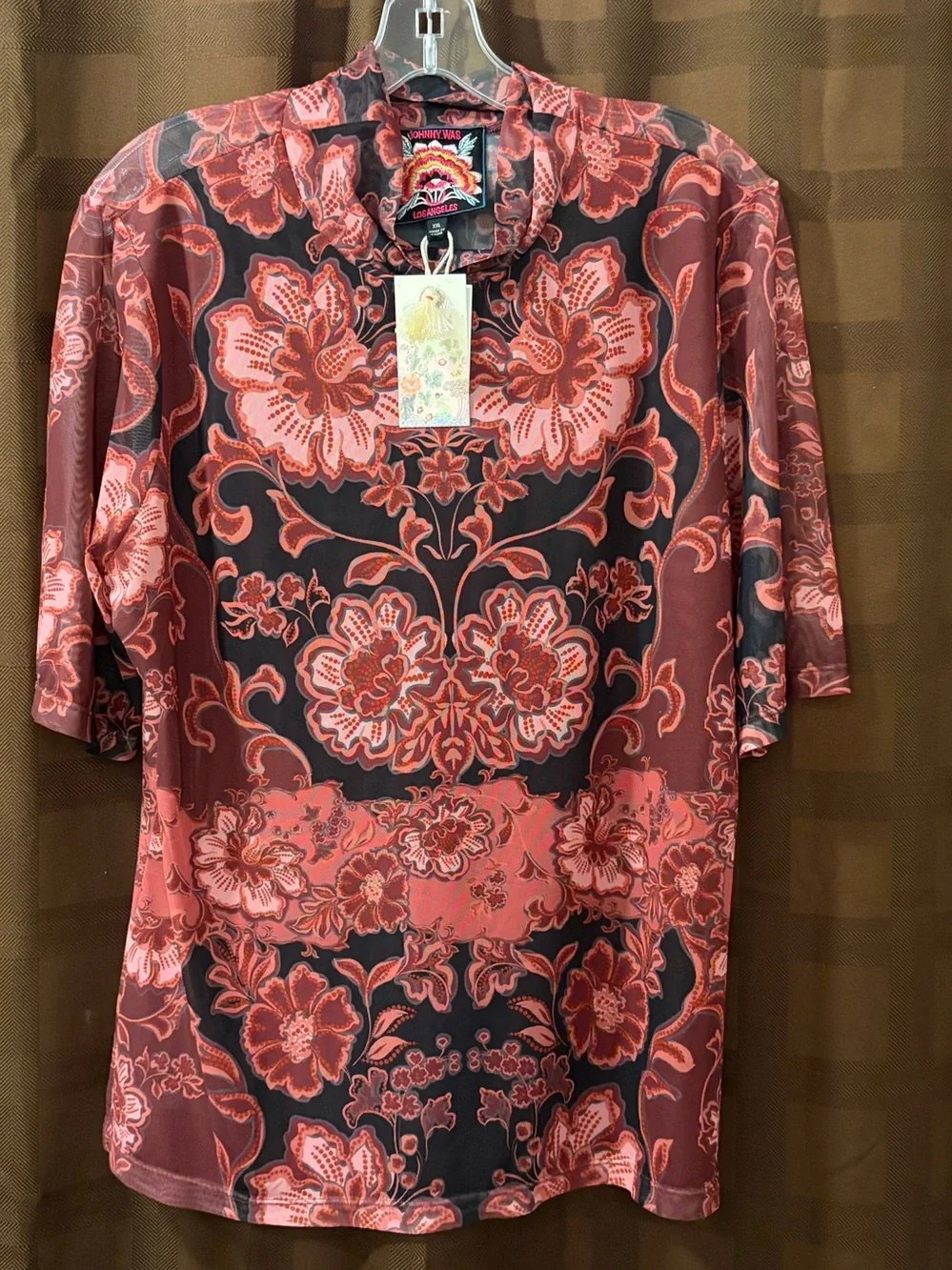 NWT JOHNNY WAS MESH ELBOW SLEEVE MOCK NECK reg $138 size XXL - Picture 6 of 10